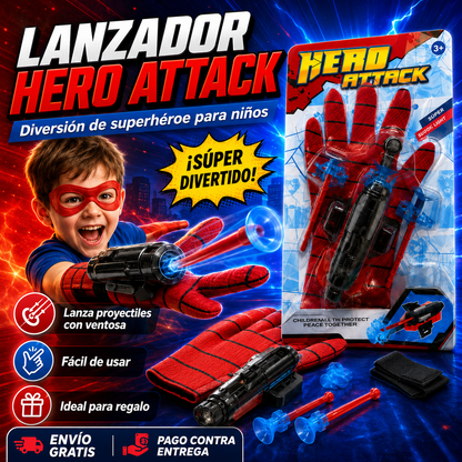 Guante Hero Attack™ | Diversión de Superhéroe a Precio Irresistible + ENVIO GRATIS